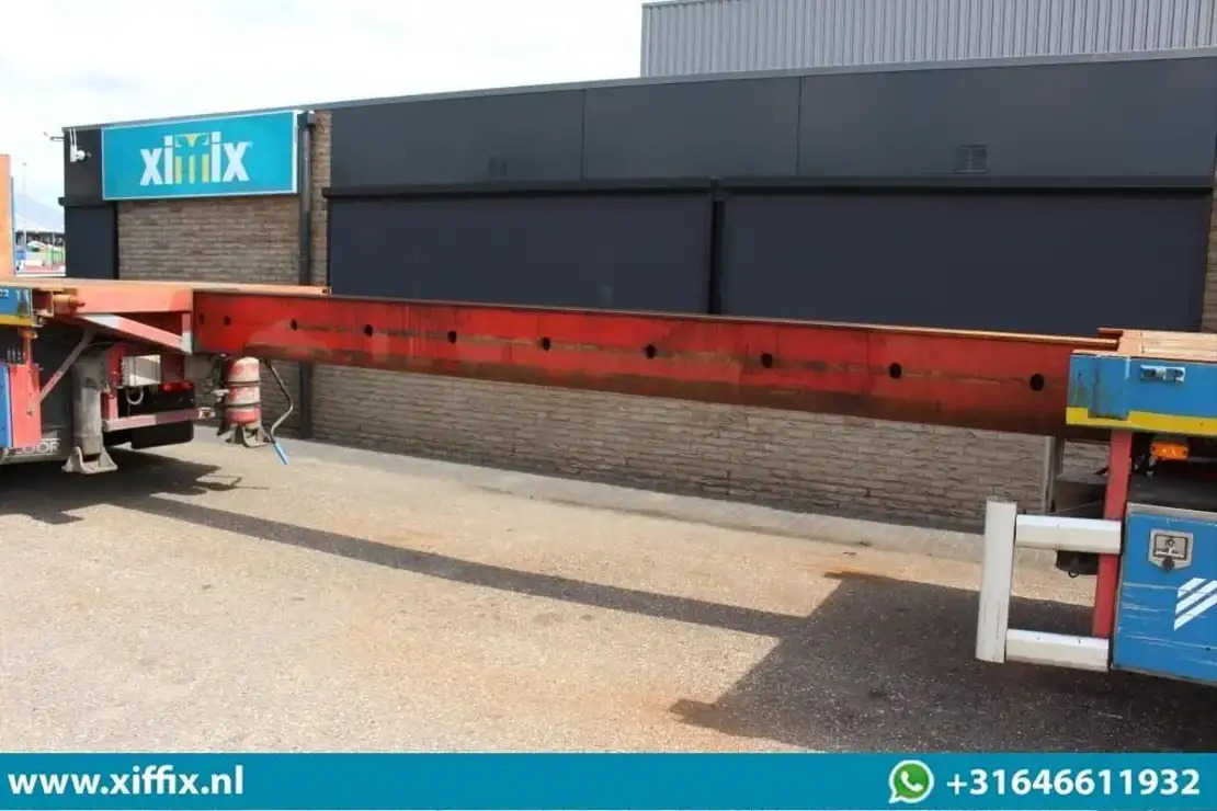 Floor 3-ass. Vlakke uitschuifbare oplegger / 2x gestuurd / 13908 - Pritschenauflieger/ Plattformauflieger: das Bild 4 Floor 3-ass. Vlakke uitschuifbare oplegger / 2x gestuurd / 13908 - Pritschenauflieger/ Plattformauflieger: das Bild 4