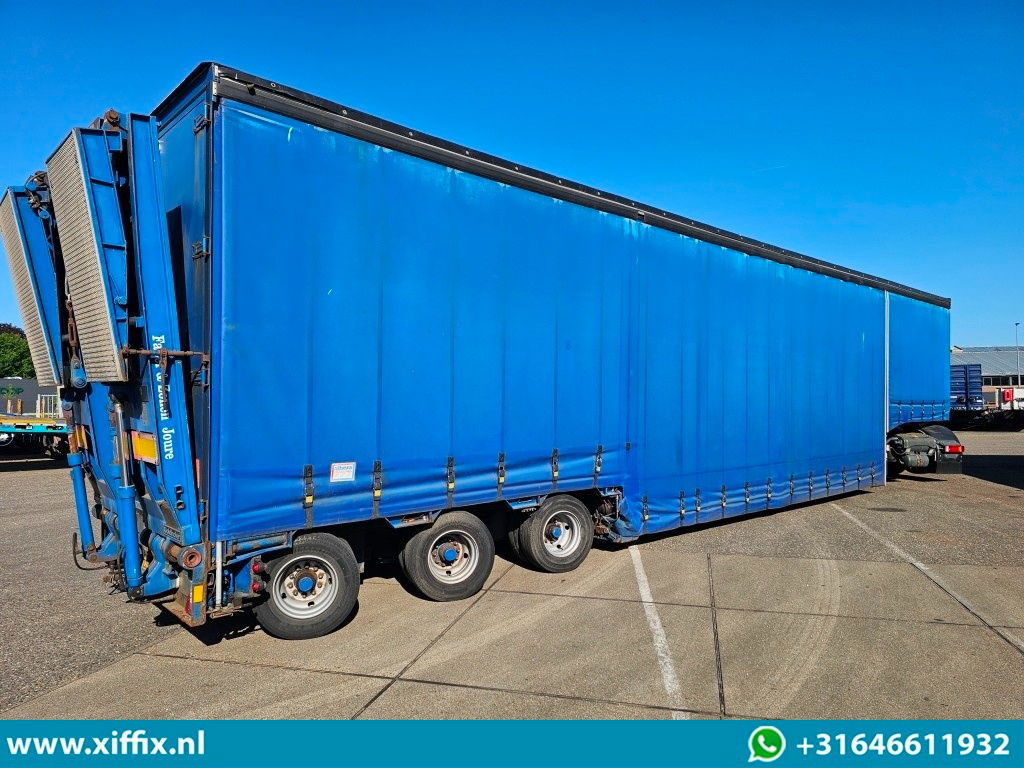 Goldhofer 3-ass. Dieplader met huifopbouw / Hydr. Hefbed en kleppen / 3x gestuur - Tieflader Auflieger: das Bild 4 Goldhofer 3-ass. Dieplader met huifopbouw / Hydr. Hefbed en kleppen / 3x gestuur - Tieflader Auflieger: das Bild 4