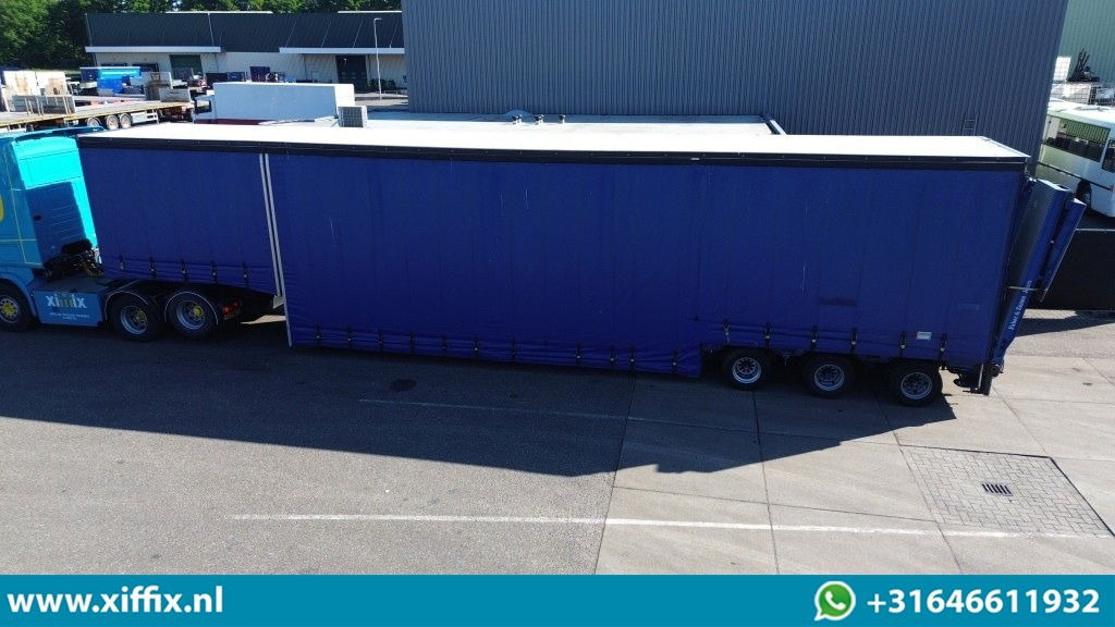 Goldhofer 3-ass. Dieplader met huifopbouw / Hydr. Hefbed en kleppen / 3x gestuur - Tieflader Auflieger: das Bild 2 Goldhofer 3-ass. Dieplader met huifopbouw / Hydr. Hefbed en kleppen / 3x gestuur - Tieflader Auflieger: das Bild 2
