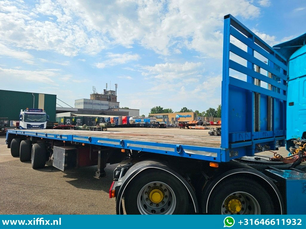 Lako 3-ass. Vlakke dubbel 2x uitschuifbare oplegger / 3x gestuurd - Pritschenauflieger/ Plattformauflieger: das Bild 4 Lako 3-ass. Vlakke dubbel 2x uitschuifbare oplegger / 3x gestuurd - Pritschenauflieger/ Plattformauflieger: das Bild 4