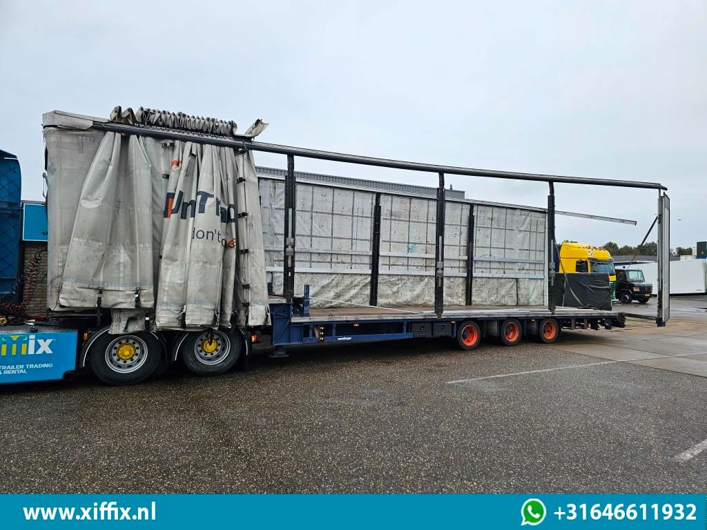 Tieflader Auflieger Meusburger 3-ass. Mega Semi dieplader met huifopbouw: das Bild 8