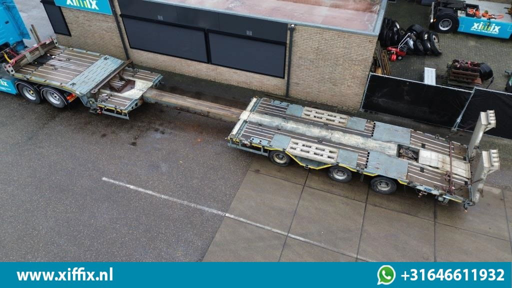 Meusburger 3-ass. Uitschuifbare semi dieplader met aluminium kleppen en wielkuip - Tieflader Auflieger: das Bild 2 Meusburger 3-ass. Uitschuifbare semi dieplader met aluminium kleppen en wielkuip - Tieflader Auflieger: das Bild 2