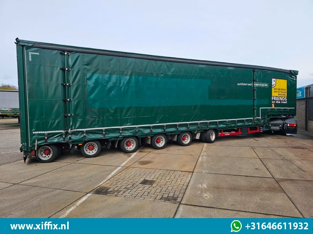 Meusburger 6-ass. Semi dieplader met elektrische huifopbouw / 3x naloop gestuurd - Tieflader Auflieger: das Bild 5 Meusburger 6-ass. Semi dieplader met elektrische huifopbouw / 3x naloop gestuurd - Tieflader Auflieger: das Bild 5