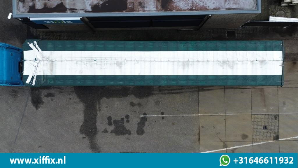 Meusburger 6-ass. Semi dieplader met elektrische huifopbouw / 3x naloop gestuurd - Tieflader Auflieger: das Bild 3 Meusburger 6-ass. Semi dieplader met elektrische huifopbouw / 3x naloop gestuurd - Tieflader Auflieger: das Bild 3