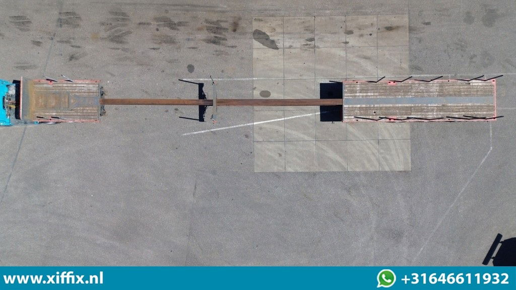 Nooteboom 3-ass. Vlakke dubbel 2x uitschuifbare oplegger / 3x gestuurd - Pritschenauflieger/ Plattformauflieger: das Bild 3 Nooteboom 3-ass. Vlakke dubbel 2x uitschuifbare oplegger / 3x gestuurd - Pritschenauflieger/ Plattformauflieger: das Bild 3
