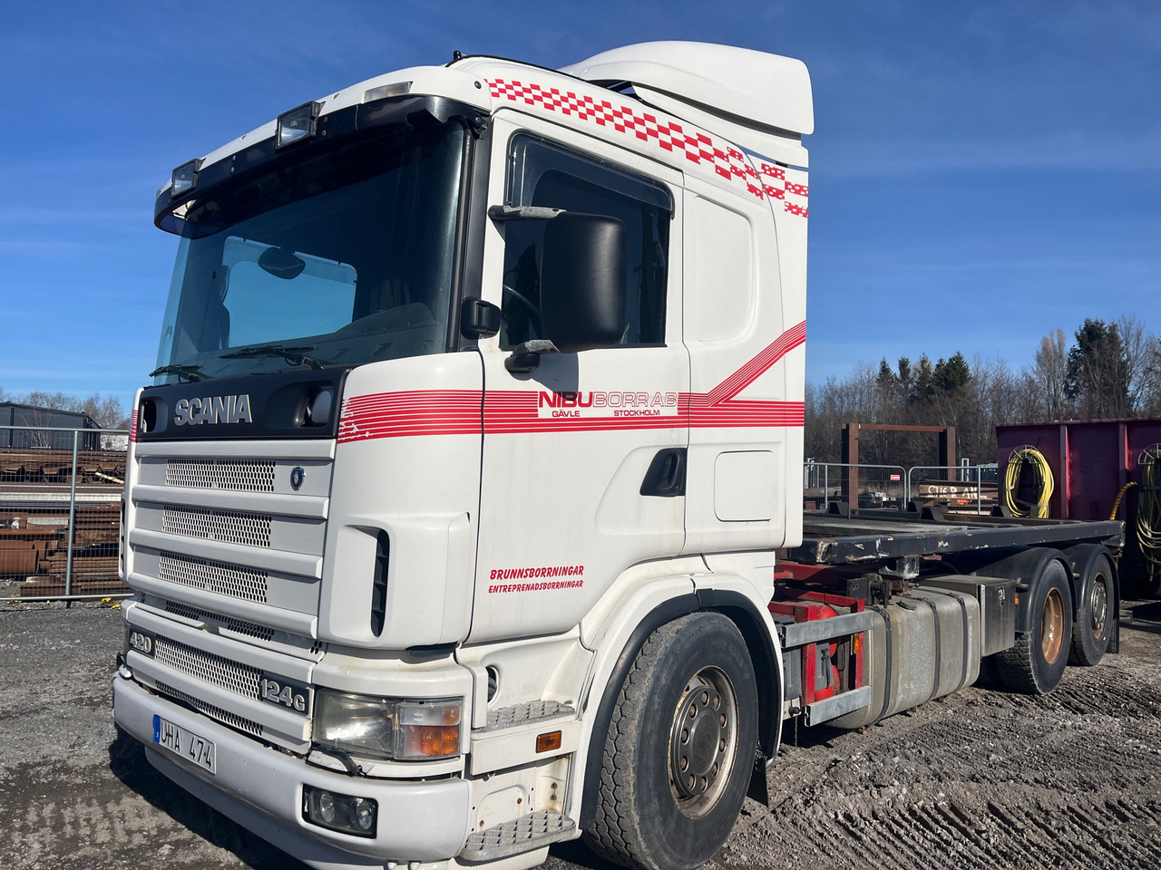 Scania R124GB 6X2 4NB420 - Pritsche LKW: das Bild 1 Scania R124GB 6X2 4NB420 - Pritsche LKW: das Bild 1