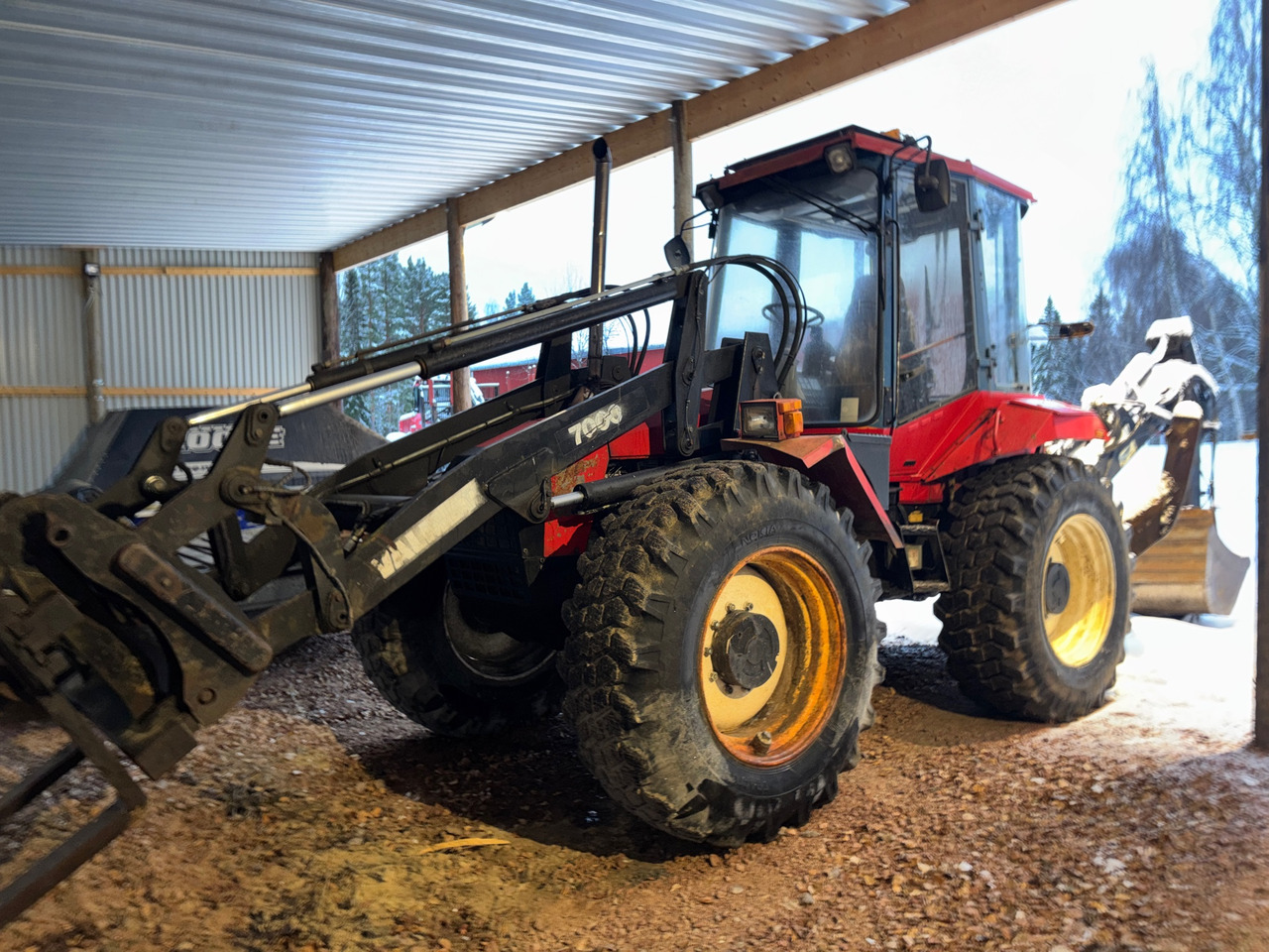 Valmet 7000 - Baggerlader: das Bild 1 Valmet 7000 - Baggerlader: das Bild 1