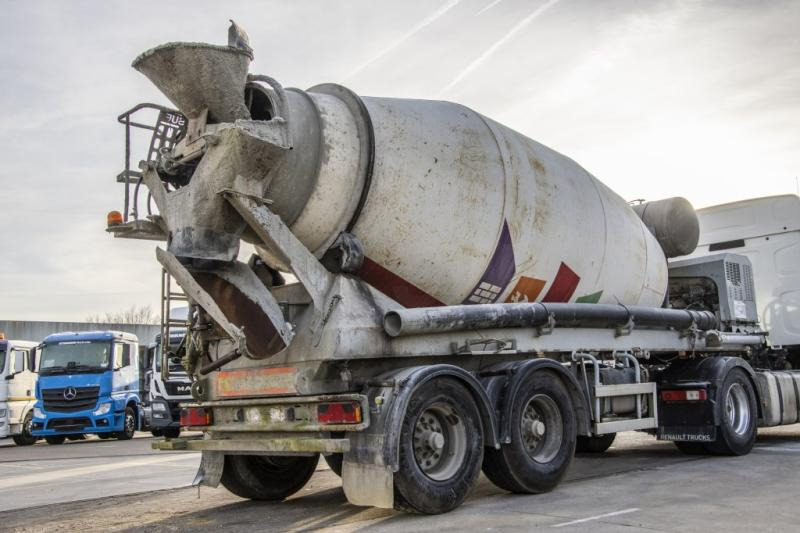 DE BUF BETON MIXER/MALAXEUR/MISCHER 10m3+MOTOR/MOTEUR - Betonmischer Auflieger: das Bild 3 DE BUF BETON MIXER/MALAXEUR/MISCHER 10m3+MOTOR/MOTEUR - Betonmischer Auflieger: das Bild 3