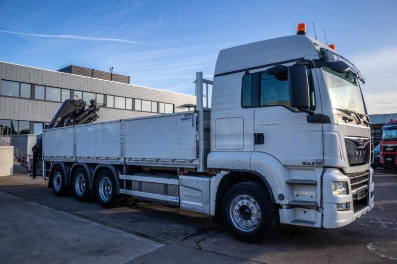 MAN TGS 35.420 BL-8X4-4 +HIAB 188 E-2 - Pritsche LKW, Autokran: das Bild 2 MAN TGS 35.420 BL-8X4-4 +HIAB 188 E-2 - Pritsche LKW, Autokran: das Bild 2