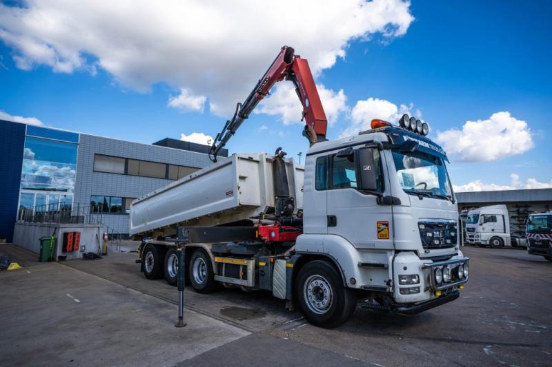 MAN TGS 35.440 BL - HMF 2020 K4 - Abrollkipper, Autokran: das Bild 2 MAN TGS 35.440 BL - HMF 2020 K4 - Abrollkipper, Autokran: das Bild 2