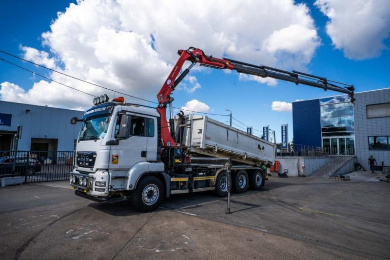 MAN TGS 35.440 BL - HMF 2020 K4 - Abrollkipper, Autokran: das Bild 1 MAN TGS 35.440 BL - HMF 2020 K4 - Abrollkipper, Autokran: das Bild 1
