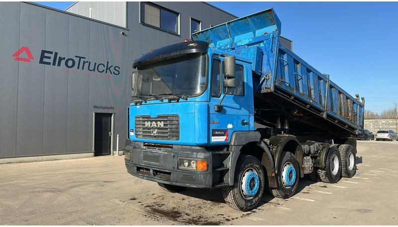 MAN 35.364 (STEEL SUSP. / 6 CYLINDER / BIG AXLE / EURO 2 / MEILLER TIPPER) - Kipper: das Bild 1 MAN 35.364 (STEEL SUSP. / 6 CYLINDER / BIG AXLE / EURO 2 / MEILLER TIPPER) - Kipper: das Bild 1