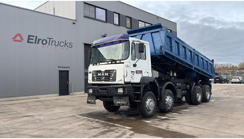 MAN 35.414 (6 CYLINDER / 8X6 / BIG AXLES / STEEL SUSP. / LAMES / GRAND PONT) - Kipper: das Bild 1 MAN 35.414 (6 CYLINDER / 8X6 / BIG AXLES / STEEL SUSP. / LAMES / GRAND PONT) - Kipper: das Bild 1