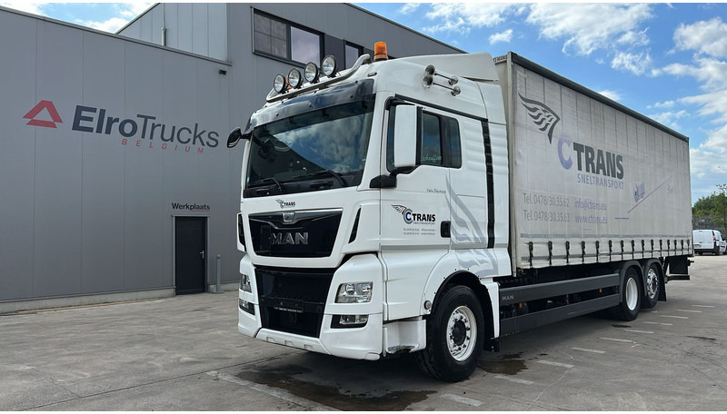 MAN TGX 26.400 (EURO 6 / 6X2 / LIFT / HAYON / BELGIAN TRUCK / GUTE ZUSTAND !! / 8.40 BOX LENGTH) - Plane LKW: das Bild 1 MAN TGX 26.400 (EURO 6 / 6X2 / LIFT / HAYON / BELGIAN TRUCK / GUTE ZUSTAND !! / 8.40 BOX LENGTH) - Plane LKW: das Bild 1
