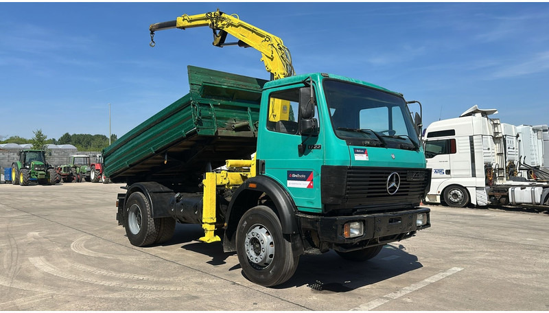 Mercedes-Benz SK 1722 (4X4 / LAMES / GRAND PONT / GRUE / TRES PROPRE / BIG HUB / STEEL SUSP. / V6) - Kipper, Autokran: das Bild 3 Mercedes-Benz SK 1722 (4X4 / LAMES / GRAND PONT / GRUE / TRES PROPRE / BIG HUB / STEEL SUSP. / V6) - Kipper, Autokran: das Bild 3