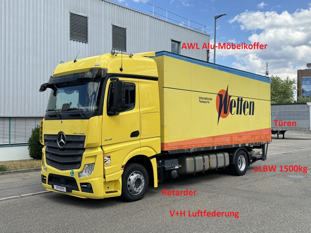 Mercedes-Benz Actros 1848 LL Gr.Haus AWL-Möbelkoffer uLBW - Koffer LKW: das Bild 1 Mercedes-Benz Actros 1848 LL Gr.Haus AWL-Möbelkoffer uLBW - Koffer LKW: das Bild 1
