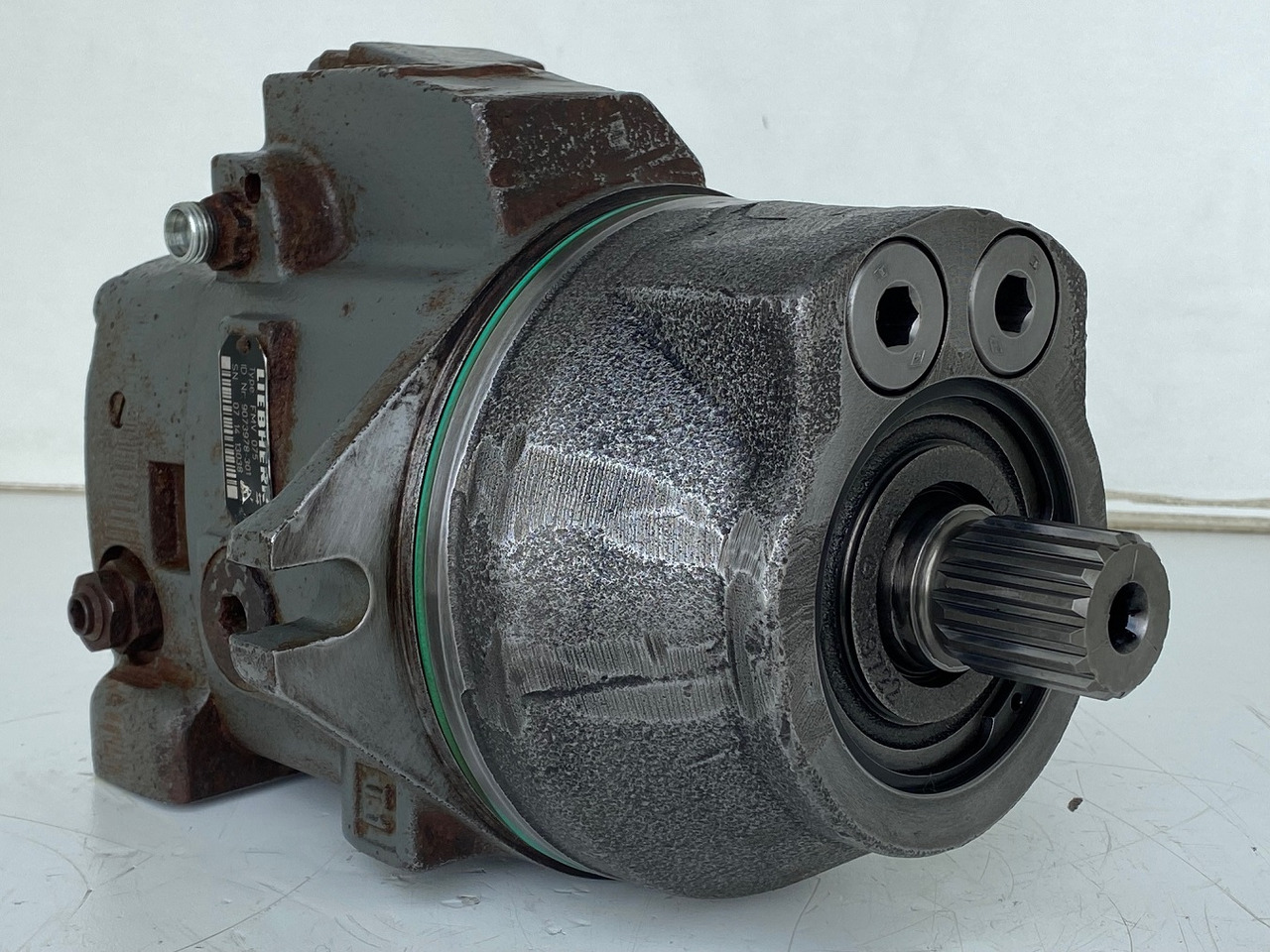 Liebherr Hydraulikeinbaumotor FMV075, ID-Nr.9073978. LOS914, LOS924, R902, R904, R912, R914, R922, R924, R924 COMP, R924 COMPA. #13038# - Hydraulikmotor für Kettenbagger: das Bild 2 Liebherr Hydraulikeinbaumotor FMV075, ID-Nr.9073978. LOS914, LOS924, R902, R904, R912, R914, R922, R924, R924 COMP, R924 COMPA. #13038# - Hydraulikmotor für Kettenbagger: das Bild 2