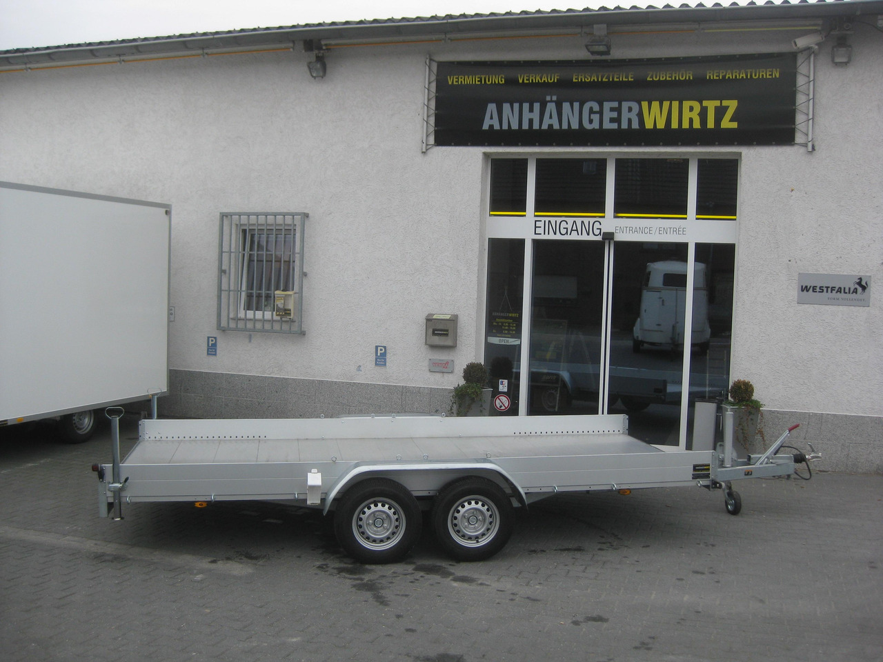 Anssems Transporter AMT 2500 440x190x18cm Aluboden Alurampen Seilwinde 2500kg Modell 22 - Pritschenanhänger/ Plattformanhänger: das Bild 4 Anssems Transporter AMT 2500 440x190x18cm Aluboden Alurampen Seilwinde 2500kg Modell 22 - Pritschenanhänger/ Plattformanhänger: das Bild 4