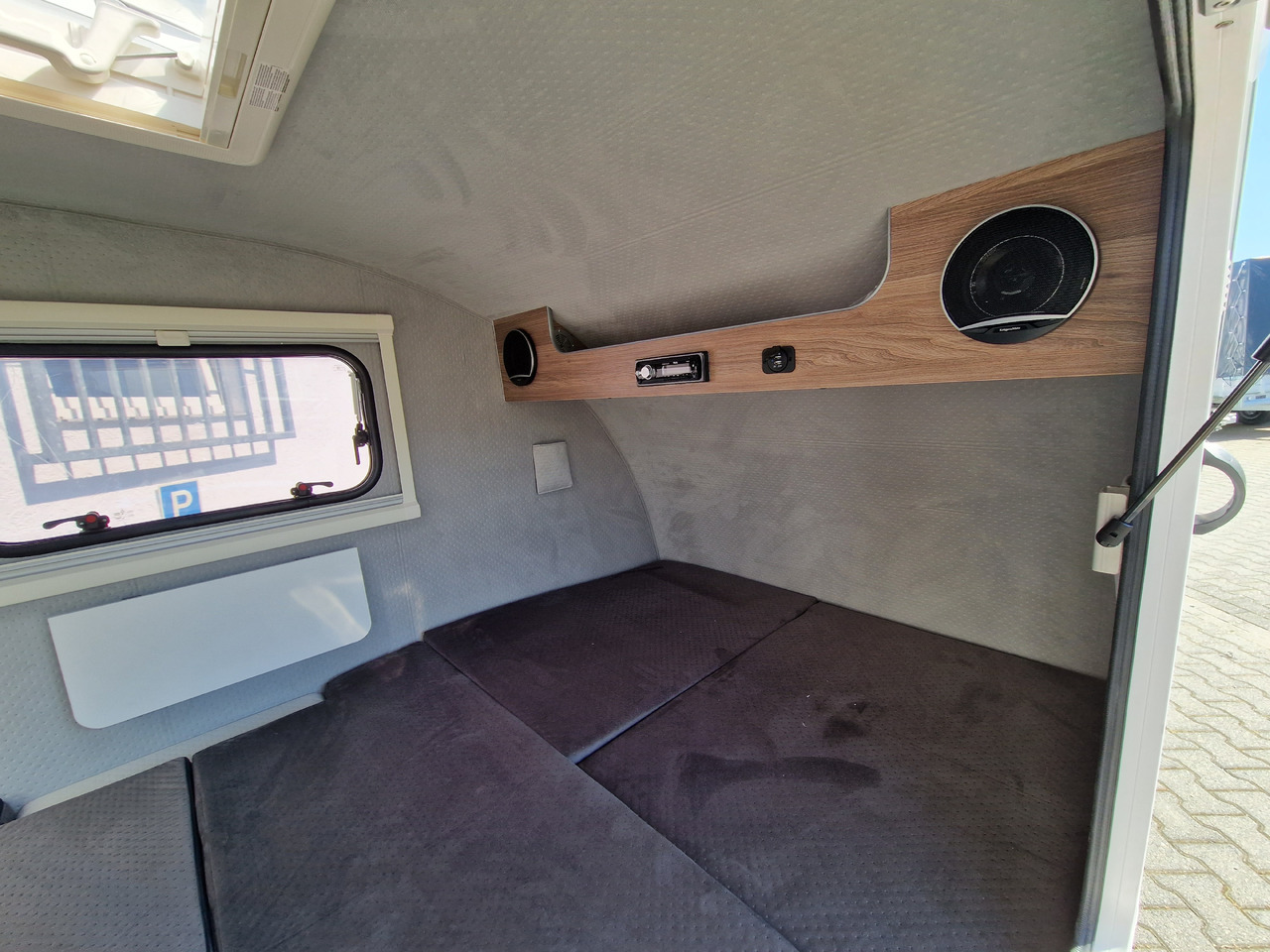Wohnwagen Mini Camper Mini Tommy TMC25 252x140x121cm aero V1 Küche 12V/230V 100km/H 750kg gebremst Modell 24: das Bild 21