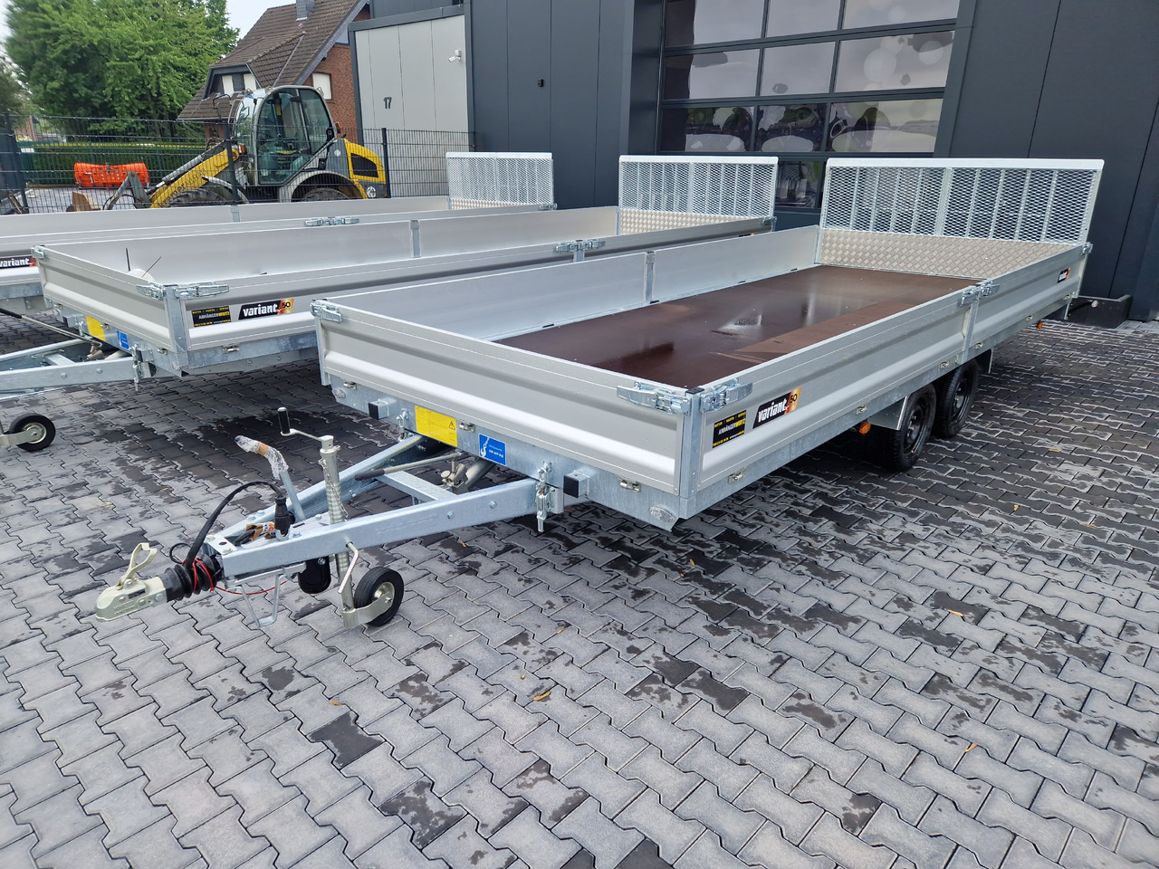 Variant Maschinentransporter 3552 UX Maxi Load 520x210x30cm Tandem Parabelfederung LED 3500kg - Baumaschinenanhänger: das Bild 1 Variant Maschinentransporter 3552 UX Maxi Load 520x210x30cm Tandem Parabelfederung LED 3500kg - Baumaschinenanhänger: das Bild 1