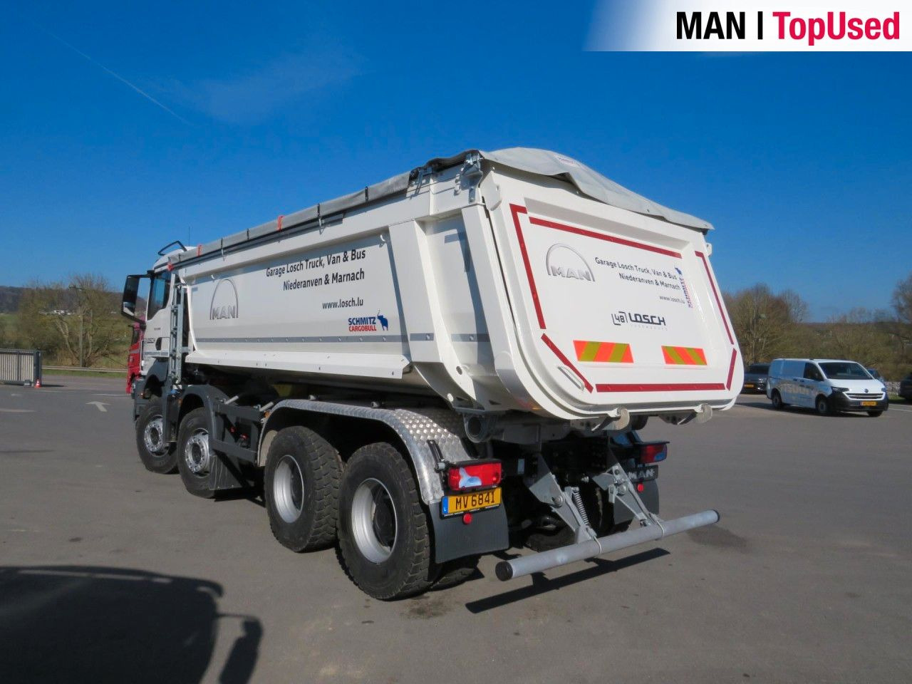 MAN TGS 41.480 8x4 BB CH Schmitz Muldenkipper Klima - Absetzkipper: das Bild 4 MAN TGS 41.480 8x4 BB CH Schmitz Muldenkipper Klima - Absetzkipper: das Bild 4