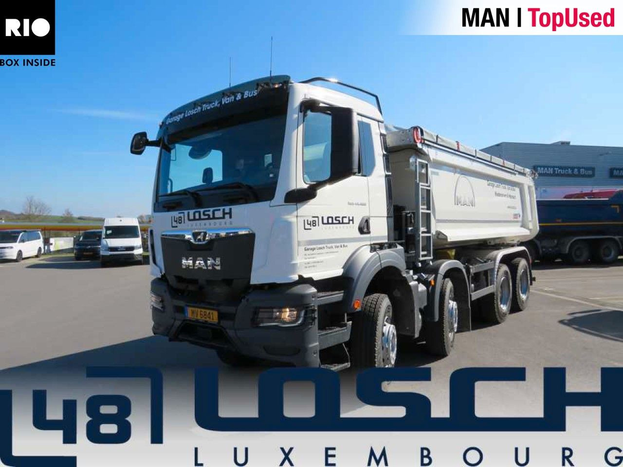 MAN TGS 41.480 8x4 BB CH Schmitz Muldenkipper Klima - Absetzkipper: das Bild 1 MAN TGS 41.480 8x4 BB CH Schmitz Muldenkipper Klima - Absetzkipper: das Bild 1