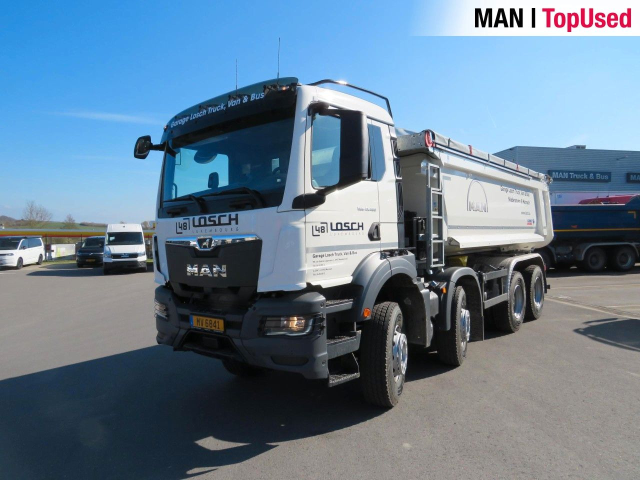 MAN TGS 41.480 8x4 BB CH Schmitz Muldenkipper - Absetzkipper: das Bild 2 MAN TGS 41.480 8x4 BB CH Schmitz Muldenkipper - Absetzkipper: das Bild 2