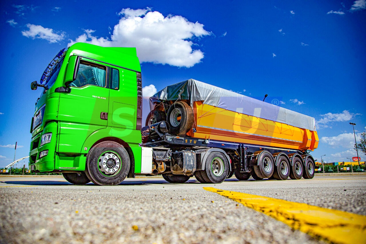 STU 4 AXLE TIPPER TRAILER / 4 ESSİEUX BENNE REMORQUE - Kipper Auflieger: das Bild 5 STU 4 AXLE TIPPER TRAILER / 4 ESSİEUX BENNE REMORQUE - Kipper Auflieger: das Bild 5