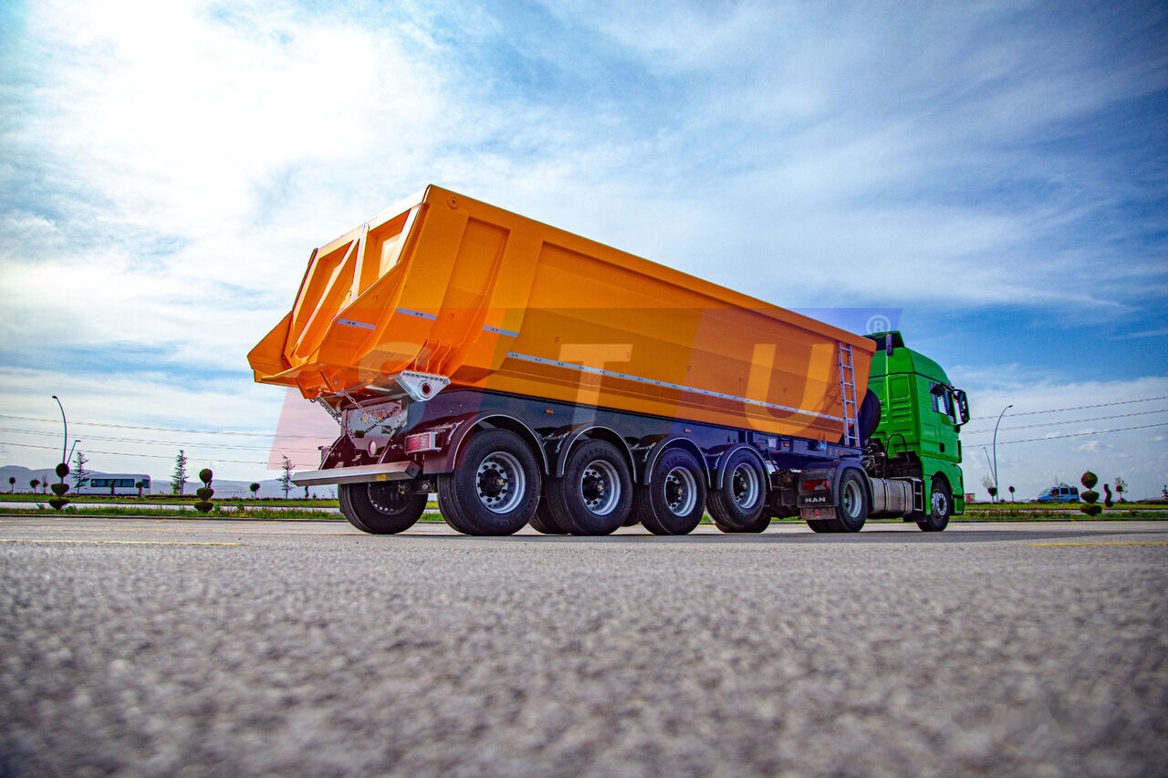 STU 4 AXLE TIPPER TRAILER / 4 ESSİEUX BENNE REMORQUE - Kipper Auflieger: das Bild 1 STU 4 AXLE TIPPER TRAILER / 4 ESSİEUX BENNE REMORQUE - Kipper Auflieger: das Bild 1