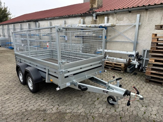 Brenderup Tieflader 2300S Stahl mit Laubgitter, 2,0 to. 3010x1530x400mm - PKW Anhänger: das Bild 1 Brenderup Tieflader 2300S Stahl mit Laubgitter, 2,0 to. 3010x1530x400mm - PKW Anhänger: das Bild 1