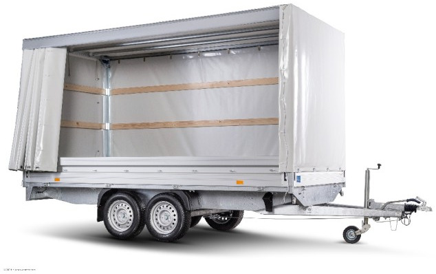 NEU: PKW Anhänger Humbaur HT 254118 Hochlader mit Plane 4100x1850x350mm: das Bild 6