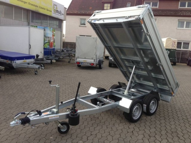 Humbaur HUK 273117 Heckkipper 2,7 t. 3140 x 1750 x 300 mm, E-Pumpe - Kipper Anhänger: das Bild 2 Humbaur HUK 273117 Heckkipper 2,7 t. 3140 x 1750 x 300 mm, E-Pumpe - Kipper Anhänger: das Bild 2