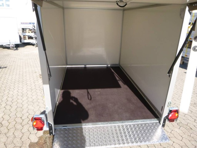 Humbaur Koffer Absenkanhänger mit E-Pumpe HKT 183117-18P, 100 km/h 1,8 t. 3100 x 1765 x 1800 mm - Koffer Anhänger: das Bild 3 Humbaur Koffer Absenkanhänger mit E-Pumpe HKT 183117-18P, 100 km/h 1,8 t. 3100 x 1765 x 1800 mm - Koffer Anhänger: das Bild 3