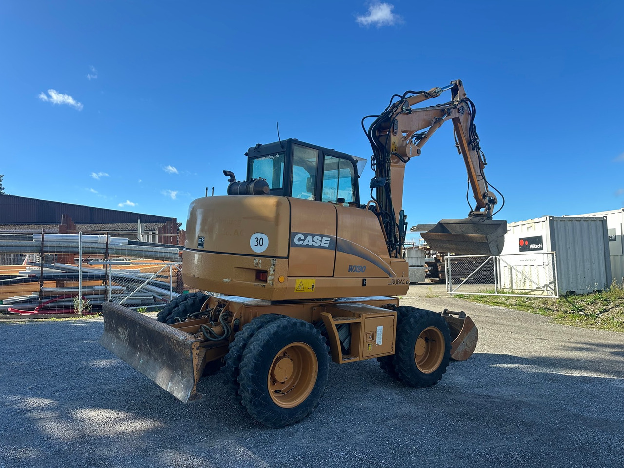 Bagger CASE WX90 Mobilbagger: das Bild 11