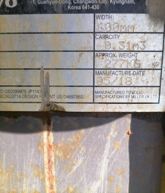 Baggerschaufel VTN Digging bucket 1300 mm: das Bild 9