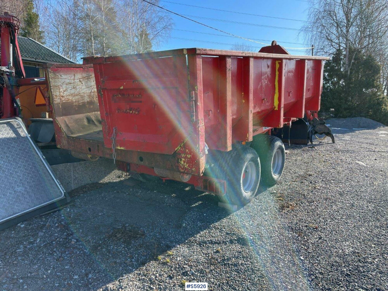 Bigab 7-10 hook truck trailer with flat - Abrollanhänger/ Absetzanhänger: das Bild 5 Bigab 7-10 hook truck trailer with flat - Abrollanhänger/ Absetzanhänger: das Bild 5