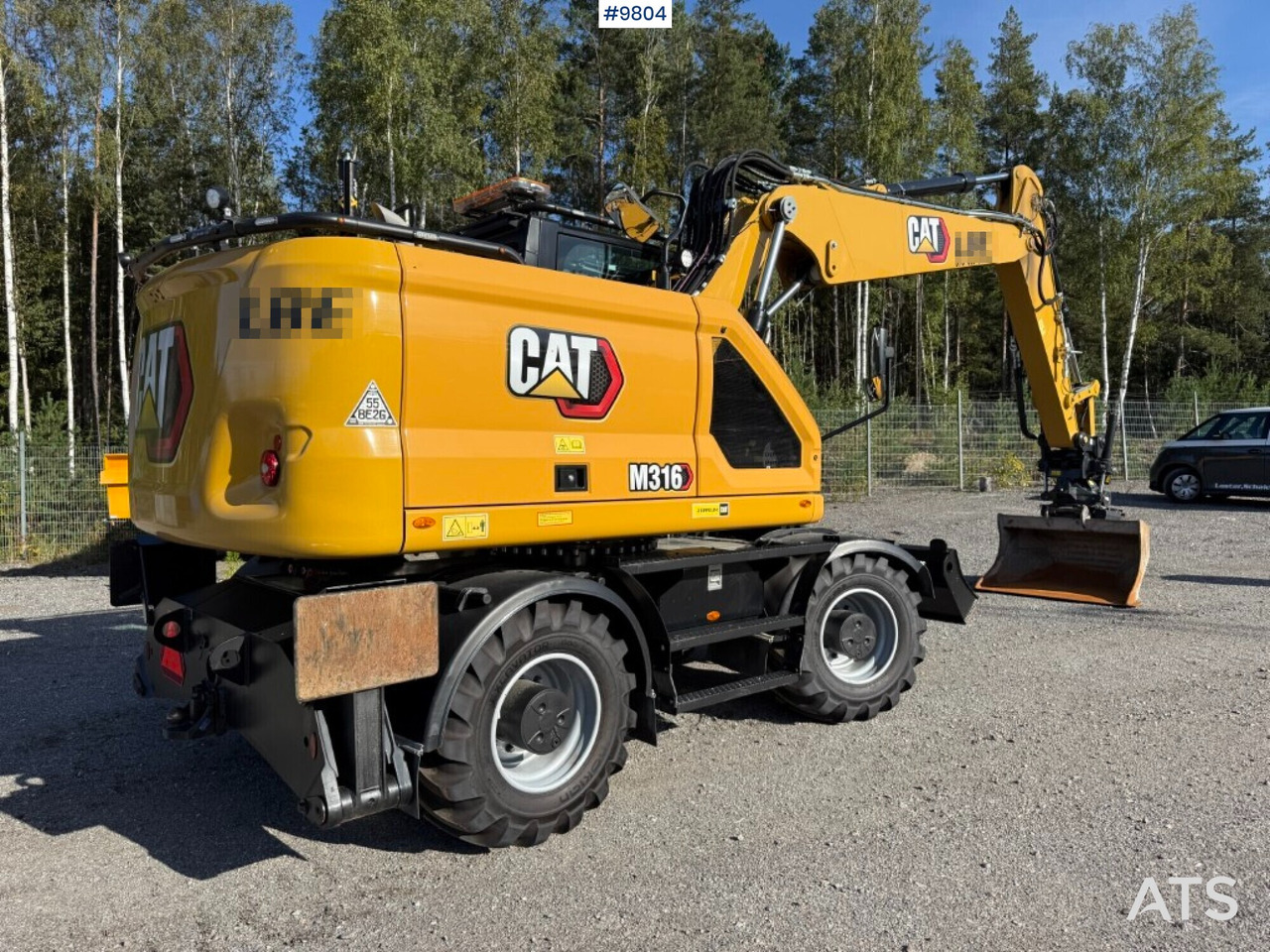 CAT M316 wheel excavator with tiltrotator, 3D excavation system, and grader bucket - Mobilbagger: das Bild 3 CAT M316 wheel excavator with tiltrotator, 3D excavation system, and grader bucket - Mobilbagger: das Bild 3