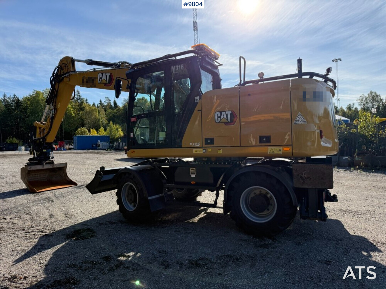 CAT M316 wheel excavator with tiltrotator, 3D excavation system, and grader bucket - Mobilbagger: das Bild 5 CAT M316 wheel excavator with tiltrotator, 3D excavation system, and grader bucket - Mobilbagger: das Bild 5