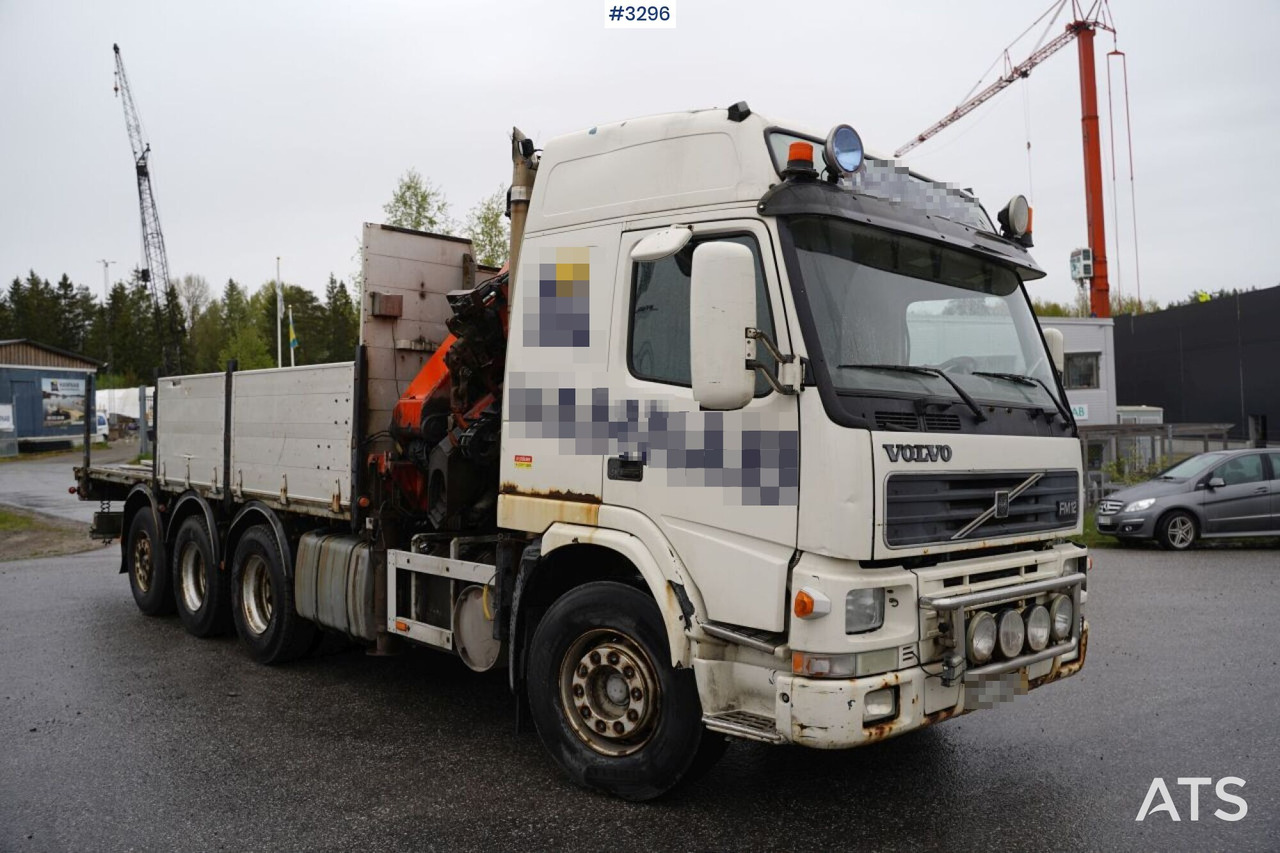 Crane Truck Volvo FM12-39 8X4*4 (SEE VIDEO) - Autokran, Pritsche LKW: das Bild 2 Crane Truck Volvo FM12-39 8X4*4 (SEE VIDEO) - Autokran, Pritsche LKW: das Bild 2