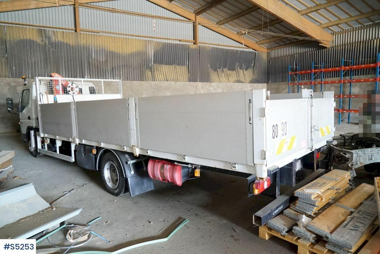 Crane truck with flat Mitsubishi Canter 7C15 - Autokran: das Bild 3 Crane truck with flat Mitsubishi Canter 7C15 - Autokran: das Bild 3