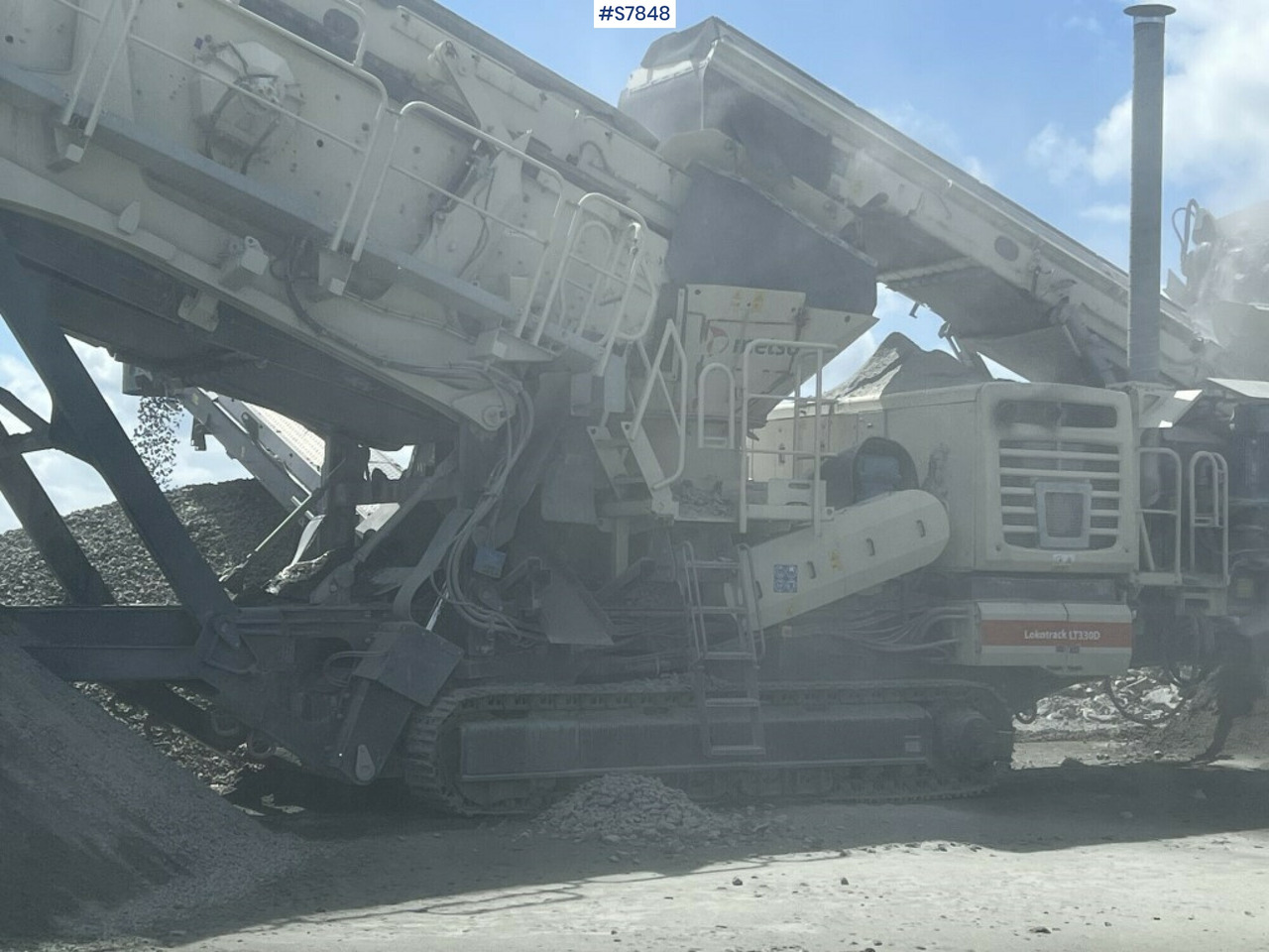 Brecher Crusher on tracks, Metso Lokotrack  LT 330D (See video): das Bild 12