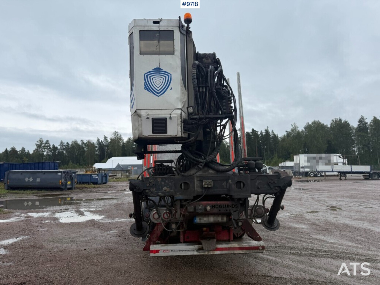 Log truck Scania R520 with crane - Holztransporter, Autokran: das Bild 5 Log truck Scania R520 with crane - Holztransporter, Autokran: das Bild 5