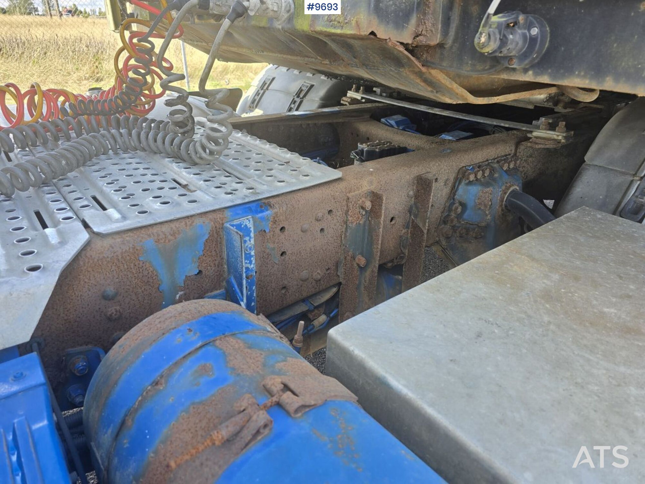 Sattelzugmaschine, Autotransporter Auflieger Scania dragbil med maskintrailer: das Bild 20