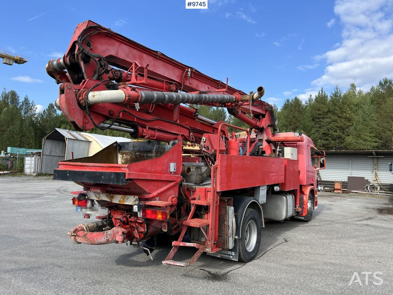 Scania P230 with Concrete pump - Betonpumpe: das Bild 4 Scania P230 with Concrete pump - Betonpumpe: das Bild 4