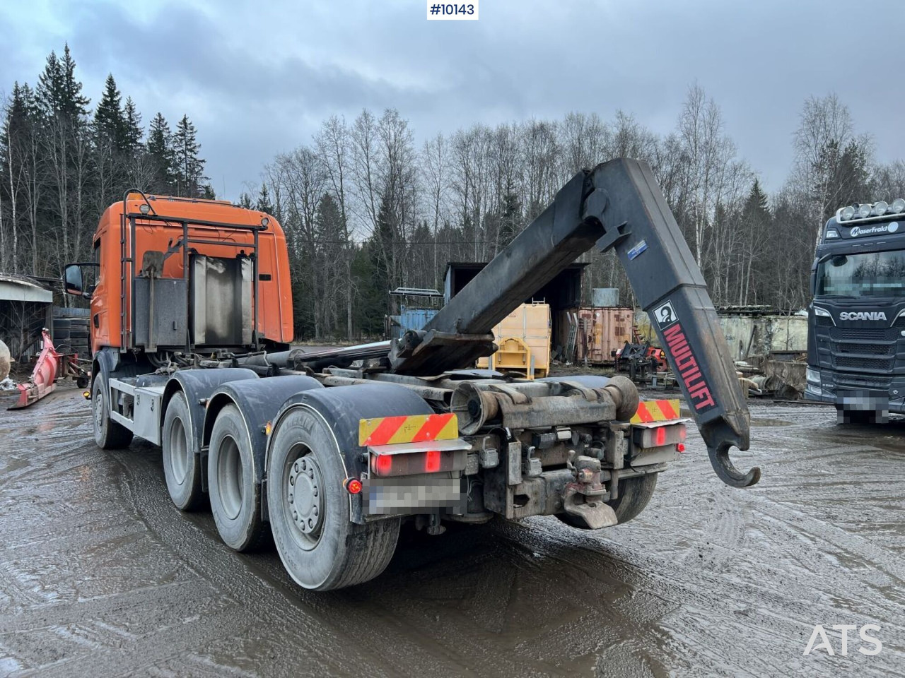 Scania R164 Tridem Truck Swap body (VIDEO) - Abrollkipper: das Bild 3 Scania R164 Tridem Truck Swap body (VIDEO) - Abrollkipper: das Bild 3
