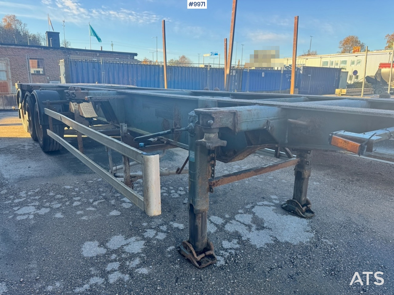 Schweriner CS40 container chassis. - Fahrgestell Auflieger: das Bild 5 Schweriner CS40 container chassis. - Fahrgestell Auflieger: das Bild 5