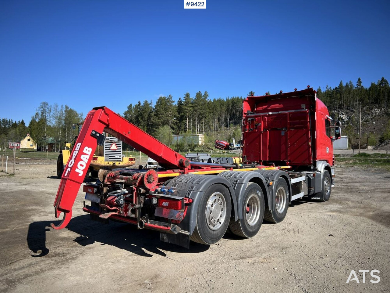 Tridem Hooklift Truck Scania G490 with plow brackets - Abrollkipper: das Bild 3 Tridem Hooklift Truck Scania G490 with plow brackets - Abrollkipper: das Bild 3