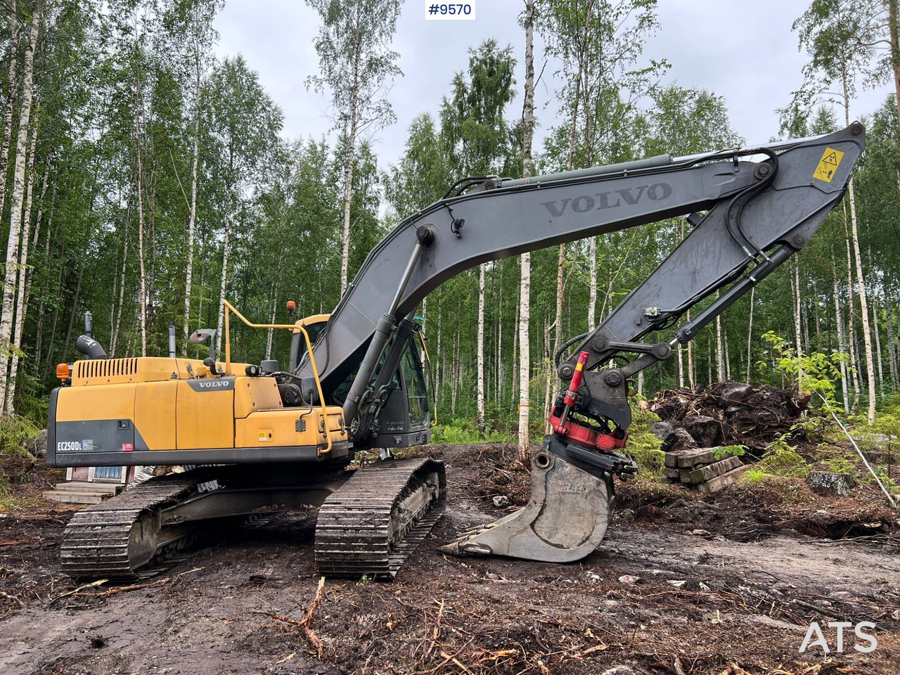 Volvo EC 250 DL grävsystem, rotor och planerskopa - Kettenbagger: das Bild 3 Volvo EC 250 DL grävsystem, rotor och planerskopa - Kettenbagger: das Bild 3
