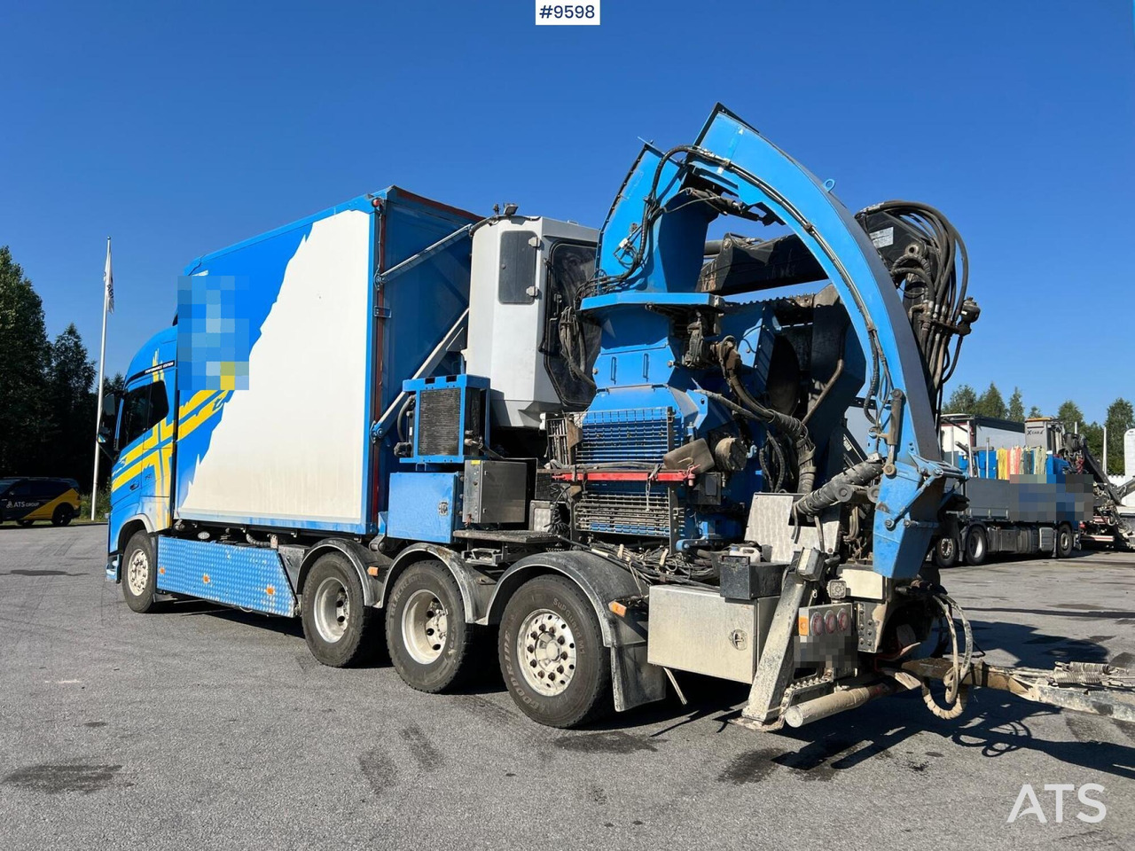 Volvo FH16 8*4 Bruks wood chipper - Kipper, Autokran: das Bild 4 Volvo FH16 8*4 Bruks wood chipper - Kipper, Autokran: das Bild 4