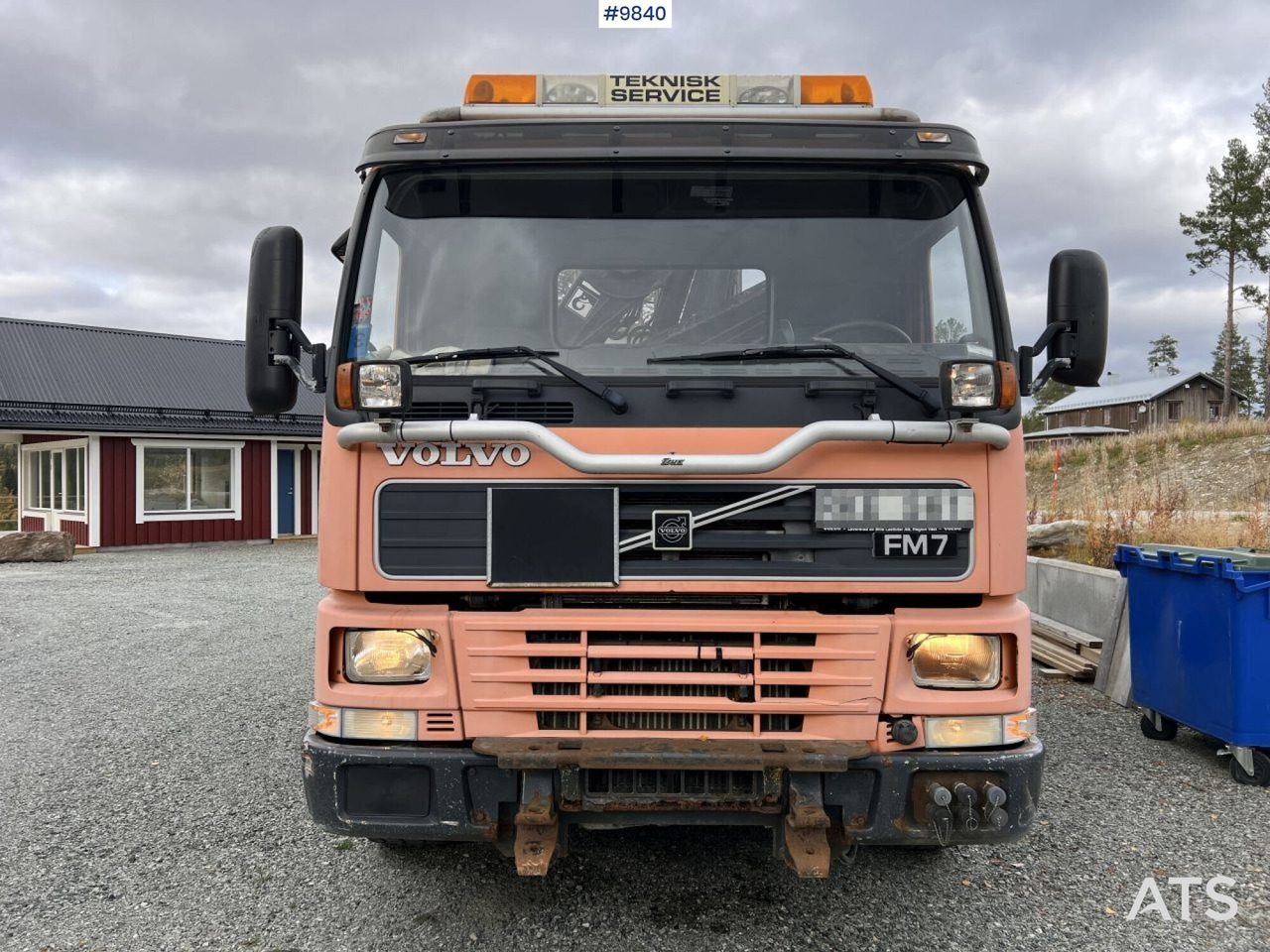 Volvo FM7 crane truck/tipper truck with Hiab 112 (video) - Kipper: das Bild 2 Volvo FM7 crane truck/tipper truck with Hiab 112 (video) - Kipper: das Bild 2